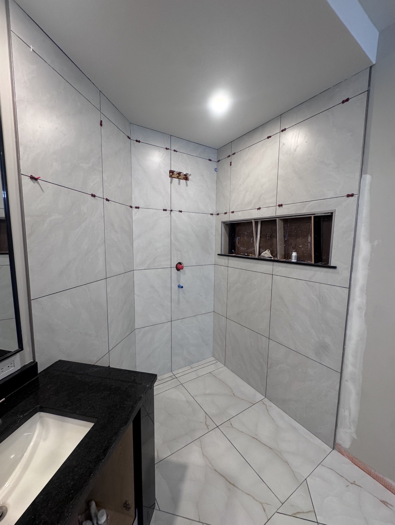 Bathroom tile project by Orleans Bath and Tile