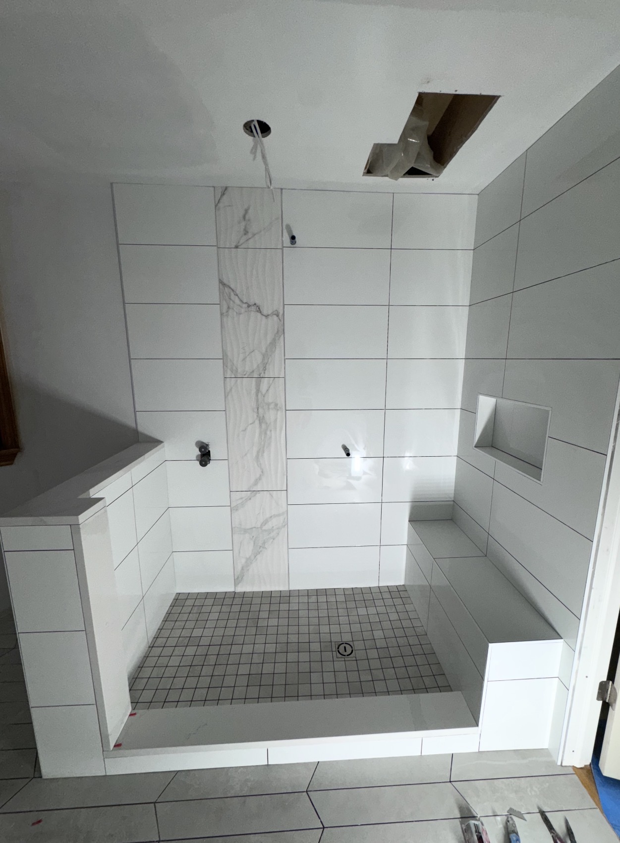 Premium tile installation by Orleans Bath and Tile