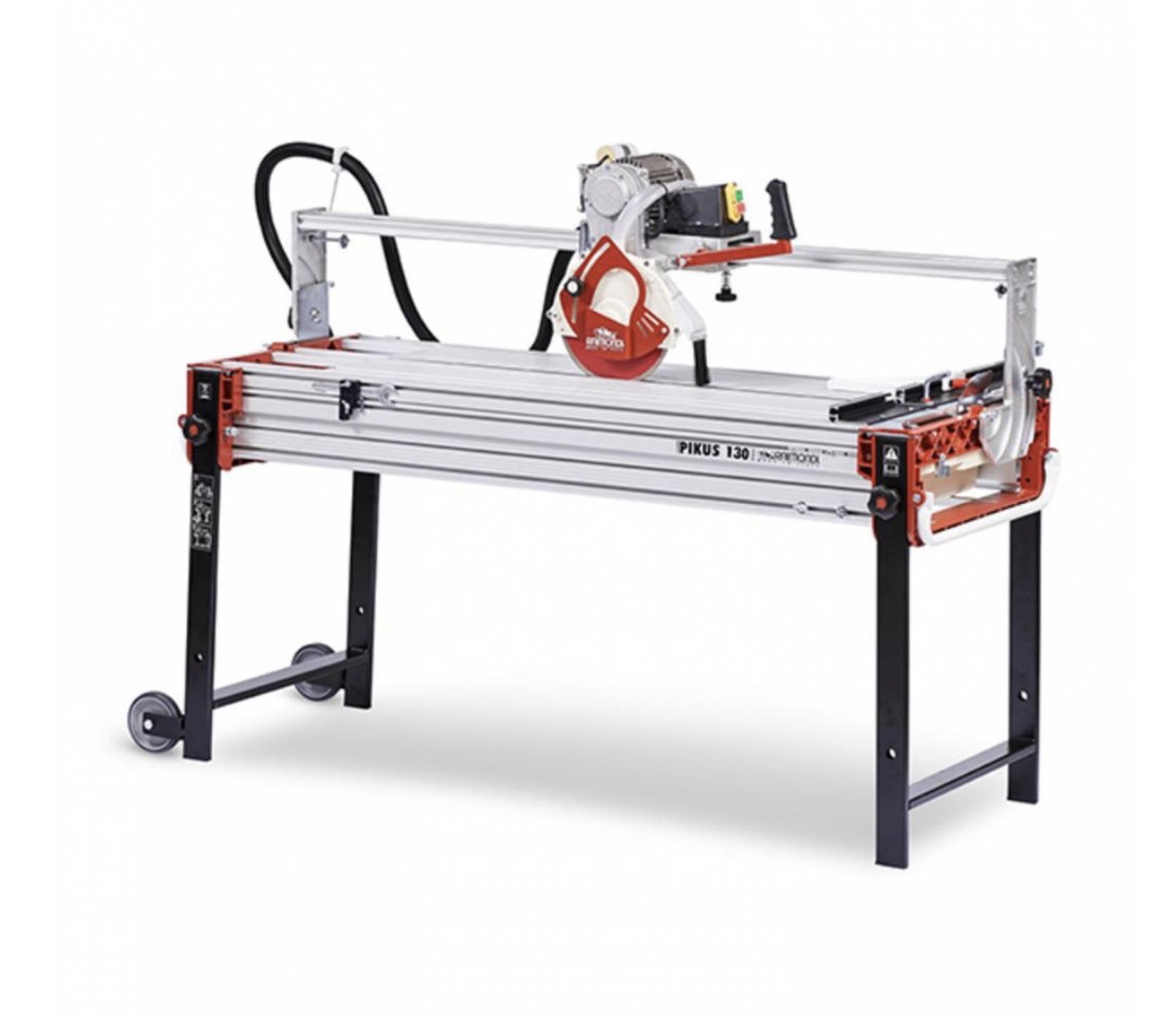 Raimondi PIKUS 130 large format bridge saw — professional tile saw for 24x48 and 32x32 porcelain cutting — Orleans Bath and Tile Ottawa